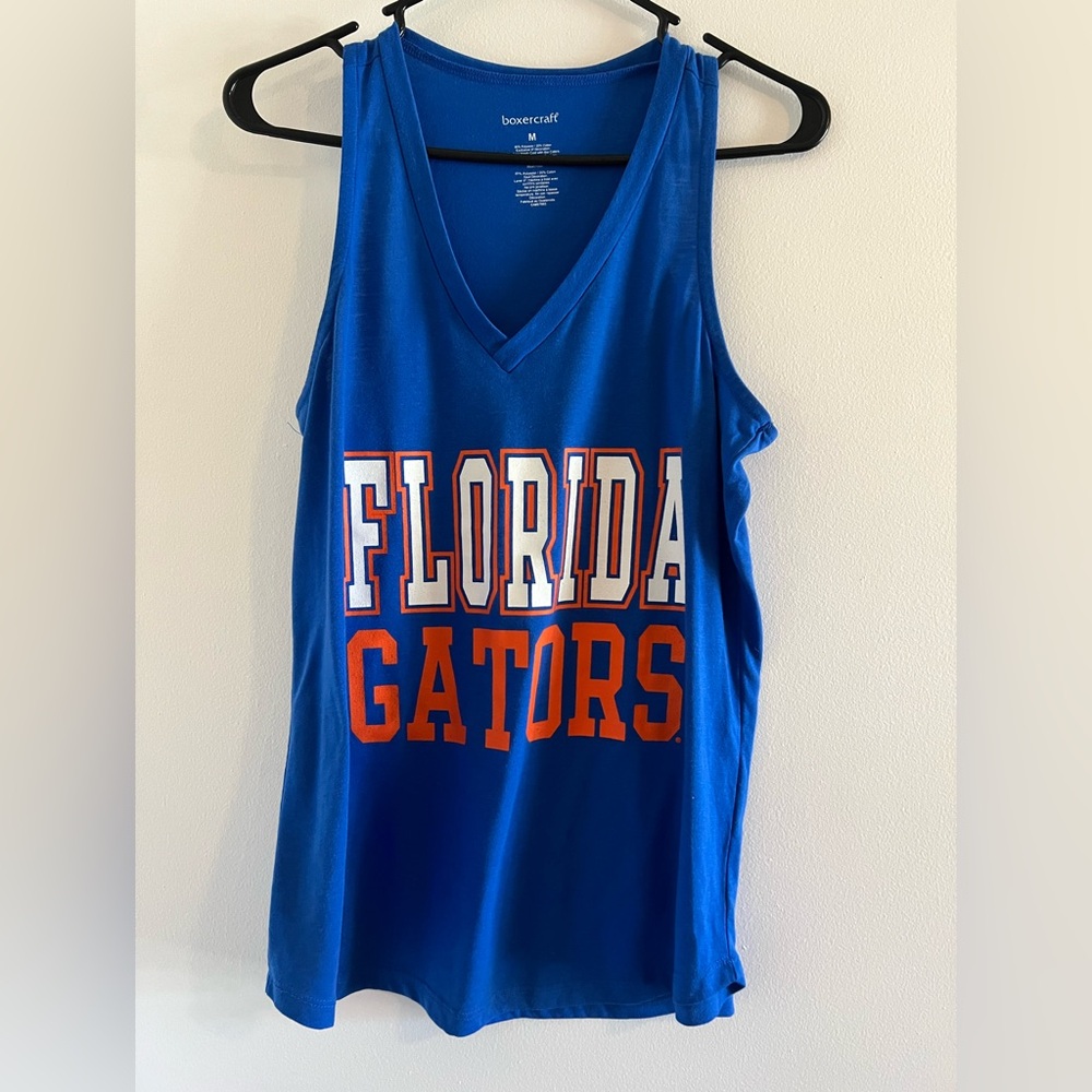 Ladies UF Florida Gators Blue Tank Top